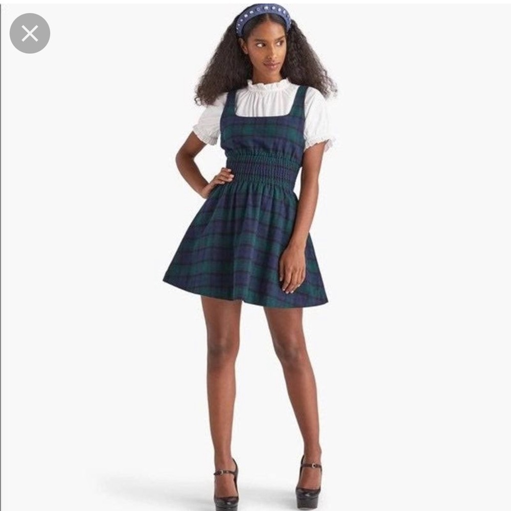 Hill House Home The Cher Dress - Stewart Plaid - Tartan / XS - Worn Once